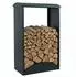 MCW Brennholzregal P77 Outdoor Metall 160x98x50cm, grün (100431)