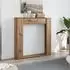 vidaXL Kaminumrandung Artisan Eiche 100x20x100cm Holzwerkstoff (854579)
