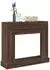 vidaXL Kaminumrandung Holzwerkstoff braune Eichen-Optik 100x30x87,5cm (854568)