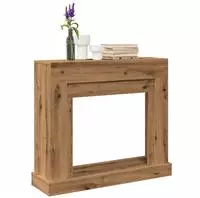 vidaXL Kaminumrandung Artisan-Eiche 100x30x87,5 cm Holzwerkstoff