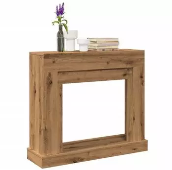 vidaXL Kaminumrandung Artisan-Eiche 100x30x87,5cm Holzwerkstoff (854570)