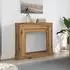 vidaXL Kaminumrandung Artisan-Eiche 100x30x87,5cm Holzwerkstoff (854570)