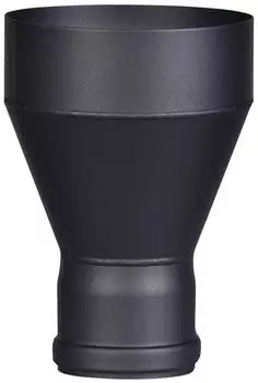 FireFix Rauchrohr-Erweiterung 80 auf 150mm, schwarz