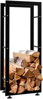 CLP Kaminholzst&auml;nder Keri V2 Metall schwarz 25x40x100cm (151081701)