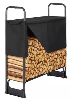 osoltus Kaminholzregal 132x117cm mit Abdeckung