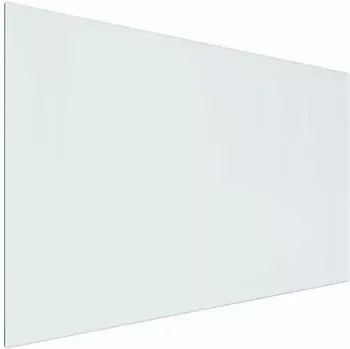 vidaXL Kaminglasplatte Transparent 80x50cm