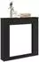 vidaXL Kaminumrandung Schwarz 100x20x100cm Holzwerkstoff (854572)
