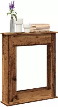 vidaXL Kaminumrandung Altholz-Optik 75x20x87,5cm Holzwerkstoff (854587)