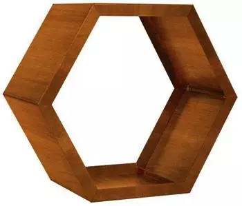 Home Deluxe Antares Kaminholzregal Cortenstahl Edelrost 80x92x43cm (ANTARES)