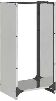 vidaXL Brennholzregal 40x30x80cm Edelstahl (864235)