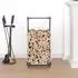 vidaXL Brennholzregal 40x30x80cm Edelstahl (864235)