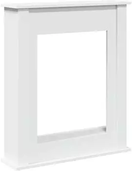 vidaXL Kaminumrandung Wei&szlig; 75x20x87,5cm Holzwerkstoff (854580)