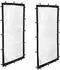 QUICK STAR Wetterschutz-Set Seitlich PVC Transparent 66x148cm für Kaminholzregal 70x185cm (40079)