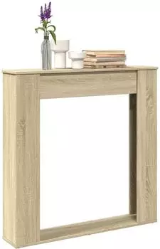 vidaXL Kaminsims Sonoma-Eiche 100x20x100cm Holzwerkstoff (854573)