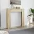 vidaXL Kaminsims Sonoma-Eiche 100x20x100cm Holzwerkstoff (854573)