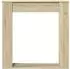 vidaXL Kaminsims Sonoma-Eiche 100x20x100cm Holzwerkstoff (854573)