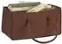 Relaxdays Kaminholztasche aus Filz, braun, 2er-Set