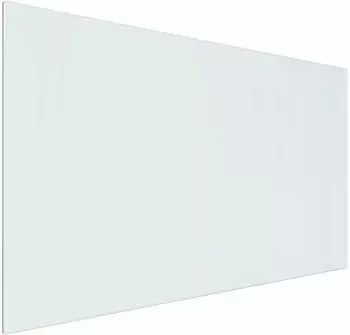 vidaXL Kaminglasplatte transparent 100x60cm