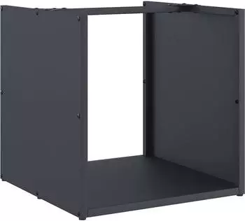 vidaXL Brennholzregal anthrazit 40x40x40cm, kaltgewalzter Stahl (864239)