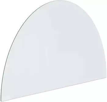 vidaXL Feuerstelle Glasplatte transparent 800x500mm