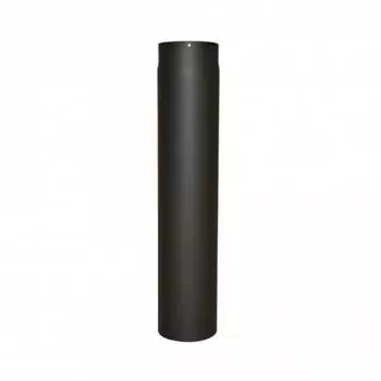 Kamino Flam Ofenrohr Senotherm schwarz, Stahl, &Oslash;150mm x 1000mm (331820)