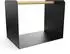 Teileplus24 BHS1 Kaminholzregal Metall, Innen/Außen, schwarz (BHS1-BLK)