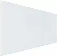 vidaXL Feuerstelle Glasplatte Transparent 100 x 50 cm Glas