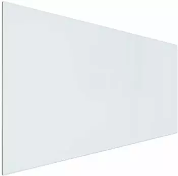 vidaXL Kaminglasplatte transparent 100x50cm