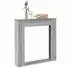 vidaXL Kaminumrandung grau Sonoma 100x20x100cm Holzwerkstoff (854576)