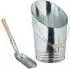 Relaxdays Ascheeimer mit Schaufel 10l