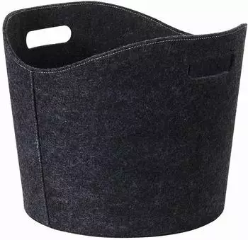 Siena Home Filz-Kaminholztasche grau &Oslash;39cm x H31cm (265829)
