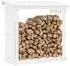 vidaXL Kaminholzregal 108x64,5x109cm Massivholz Kiefer weiß (822428)