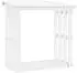 vidaXL Kaminholzregal 108x64,5x109cm Massivholz Kiefer weiß (822428)