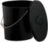 Relaxdays Ascheeimer mit Deckel, 12L