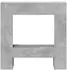 vidaXL Kaminumrandung betongrau 81x18x82cm Holzwerkstoff (854601)