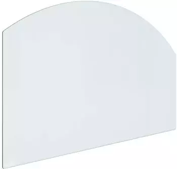 vidaXL Feuerstelle Glasplatte transparent 80x50cm (Glas)