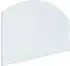 vidaXL Feuerstelle Glasplatte transparent 80x50cm (Glas)