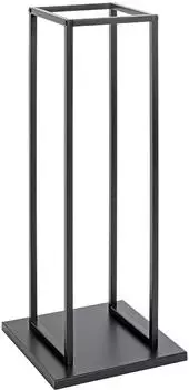 HAKU OSKAR Kaminholzst&auml;nder, Metall, schwarz, 33x85x33cm (37592)