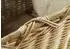 kobolo Kubu Natural Kaminholzkorb rechteckig, Rattan mit Jute