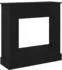 vidaXL Kaminumrandung schwarze Eichen-Optik 90x30x90cm Holzwerkstoff (865984)