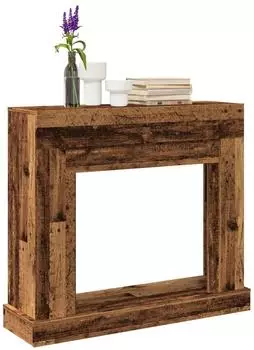 vidaXL Kaminumrandung Altholz-Optik 100x30x87,5cm Holzwerkstoff (854569)