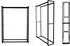 Könige Hausdeko GmbH Montixx Kaminholzregal Metall schwarz 100x45x25cm (47002-10045)