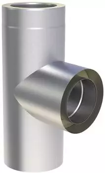 Jeremias DW Vision T-Anschluss 87&deg; mit Wassernase, doppelwandig, &Oslash;130mm (DWV11130)