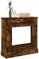 vidaXL Kaminumrandung R&auml;uchereiche 90x30x90 cm Holzwerkstoff