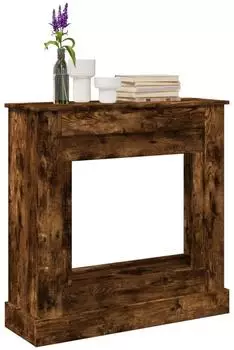 vidaXL Kaminumrandung R&auml;uchereiche 90x30x90cm Holzwerkstoff (854593)