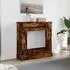 vidaXL Kaminumrandung Räuchereiche 90x30x90cm Holzwerkstoff (854593)