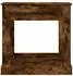 vidaXL Kaminumrandung Räuchereiche 90x30x90cm Holzwerkstoff (854593)