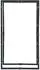 vidaXL Brennholzregal 80×25×150cm Stahl, schwarz (286289)