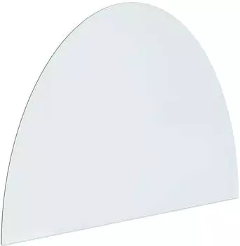 vidaXL Feuerstelle Glasplatte transparent 800x600mm (311960)
