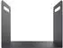 tuning-art KR02 Kaminholzregal pulverbeschichtet, schwarz, seitlicher Tragegriff (KR02-BLK)